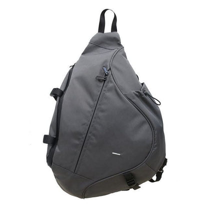 Multi-Pocket Sling Bag - Gray / One Size