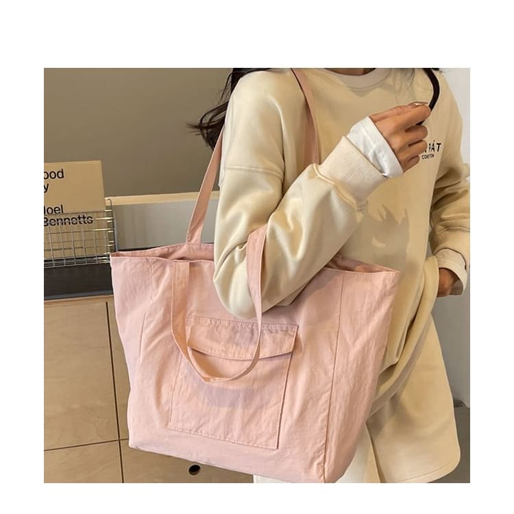 Multi-Pocket Tote Bag