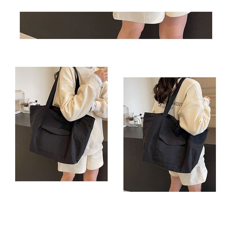 Multi-Pocket Tote Bag