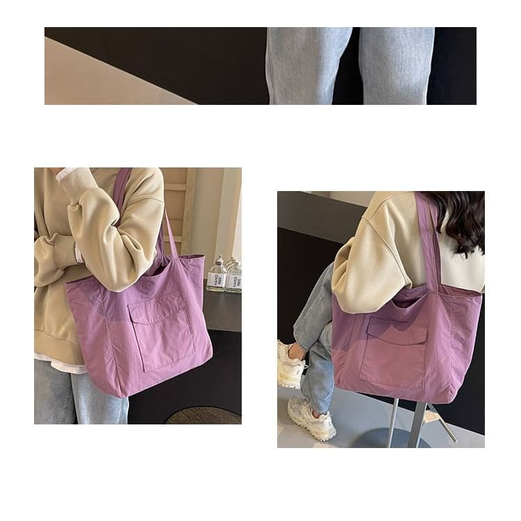 Multi-Pocket Tote Bag