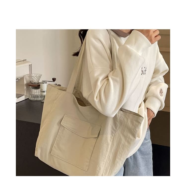 Multi-Pocket Tote Bag