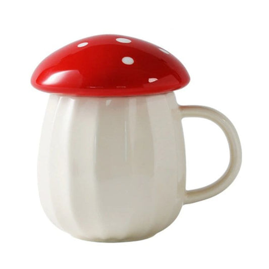 Mushroom Aesthetic Mini Mug - Red