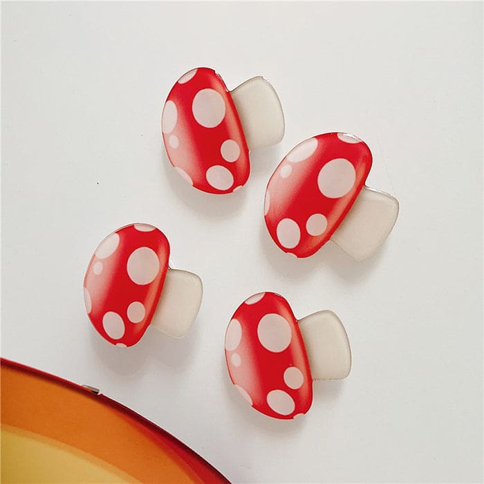 Mushroom Phone Grip Holder - Standart / Red