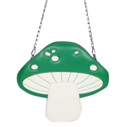 Cute Mushroom Bag - Standart / Green - Handbags