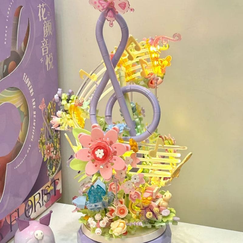 Music Flower Assembly Building Block