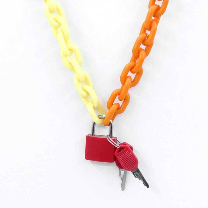 Neon Chain Necklace - Necklace