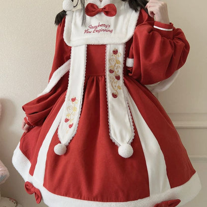 New Year’s Red Lolita Dress