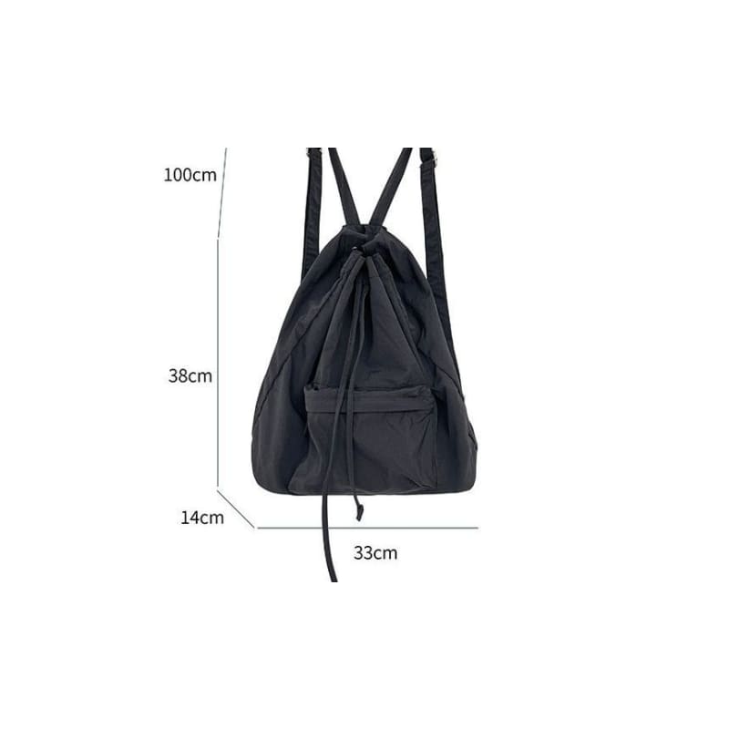 Nylon Drawstring Backpack