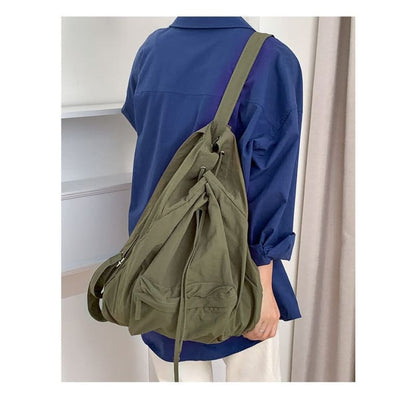 Nylon Drawstring Backpack