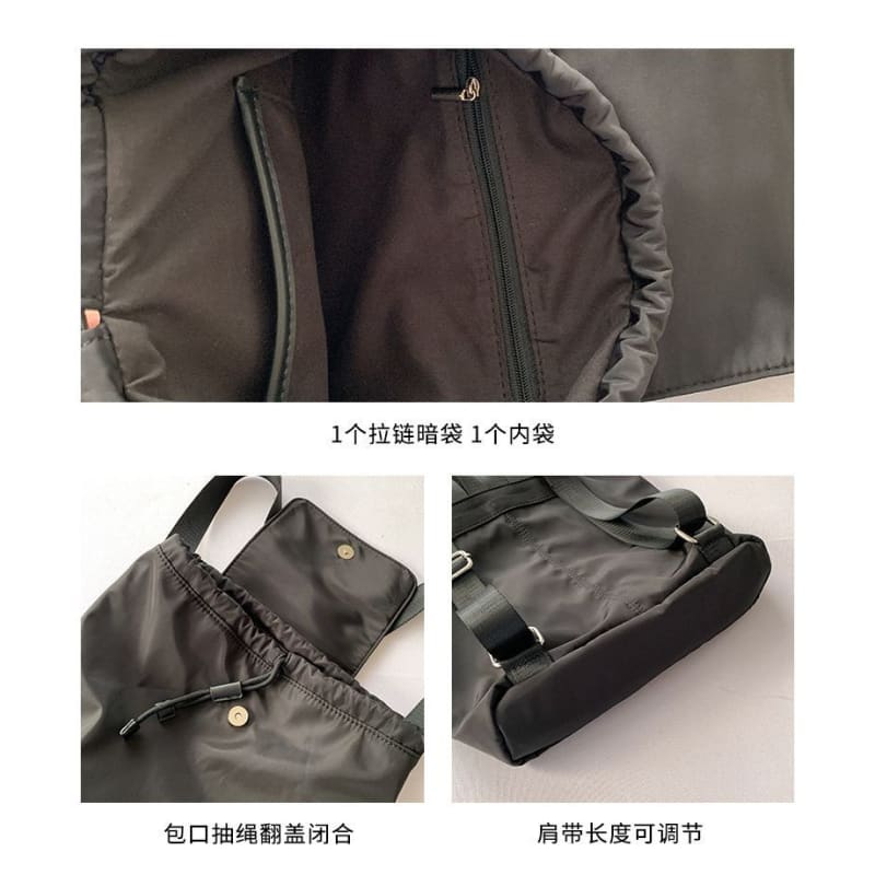 Nylon Flap Backpack