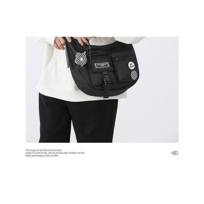 Nylon Zip Crossbody Bag