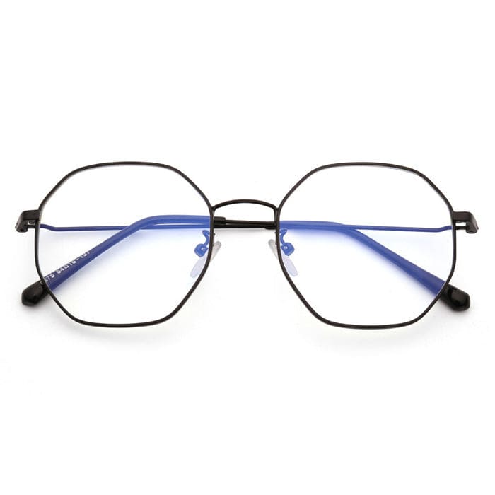 Octagon Glasses - Black - Glasses