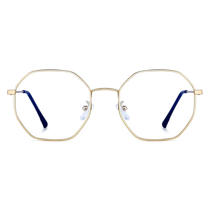 Octagon Glasses - Gold - Glasses