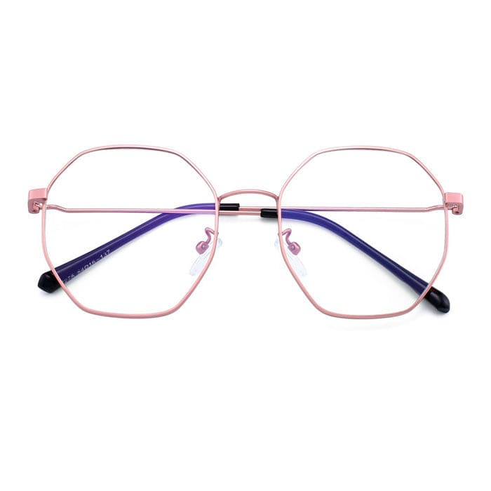 Octagon Glasses - Pink - Glasses