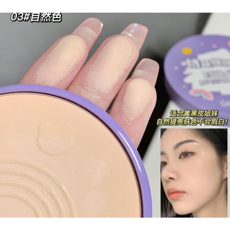 Oil Control Pressed Powder - 3 Colors