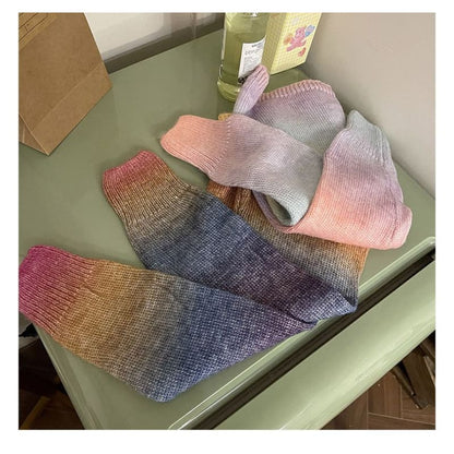 Ombre Knit Leg Warmer