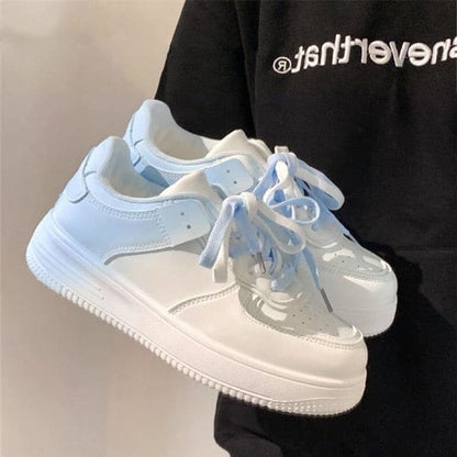 Ombre Platform Sneakers