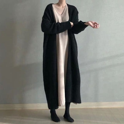 Open-Front Maxi Cardigan