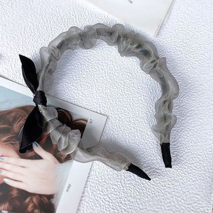 Organza Headband - 03 - Gray / One Size