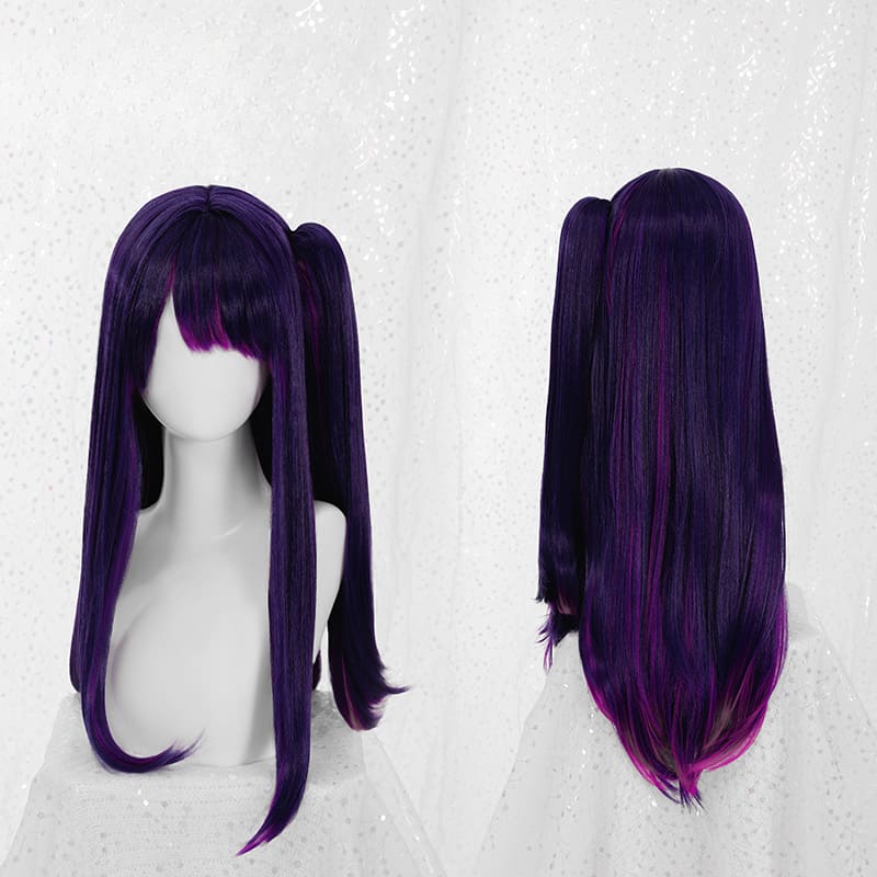 Oshi No Ko Ai Hoshino Mix Purple Pink Side Ponytail Cosplay