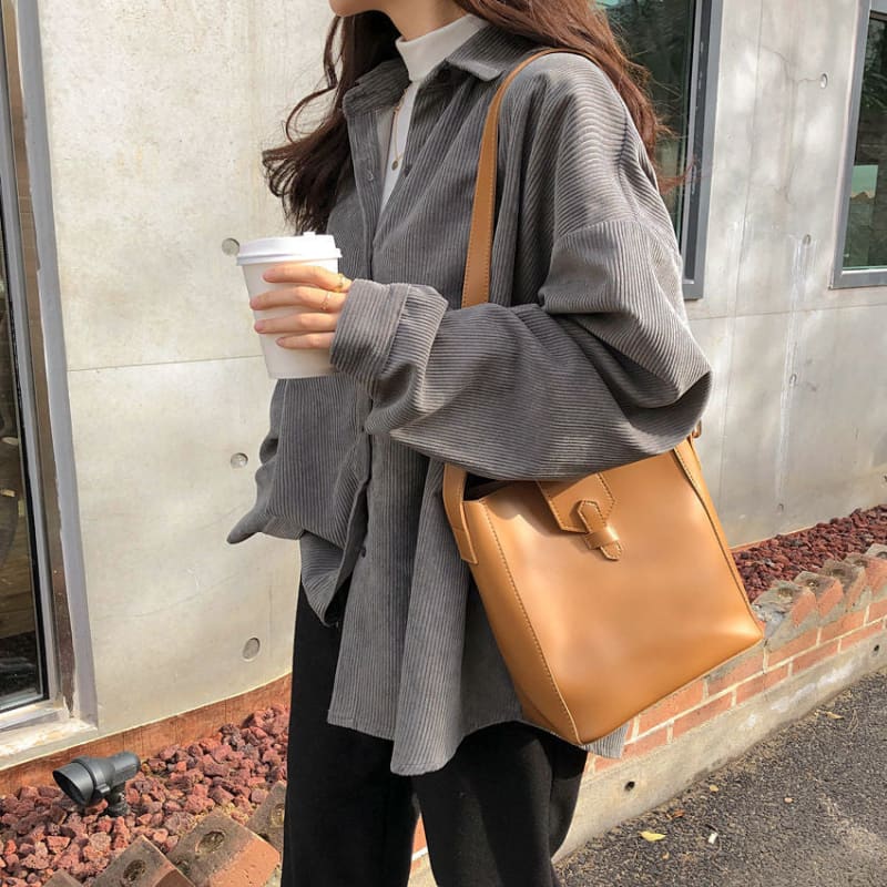 Oversized Corduroy Shirt