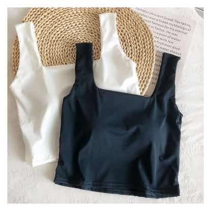 Padded Crop Tank Top