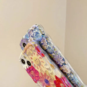 Kawaii Aesthetic Y2K Cute Fairy Painting Flowers Phone Case MK Kawaii Store