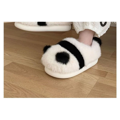 Panda Fluffy Slippers