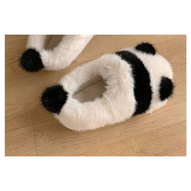 Panda Fluffy Slippers