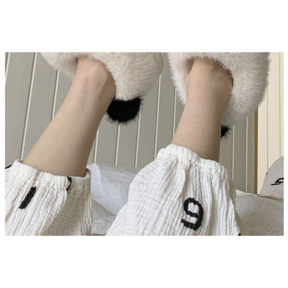 Panda Fluffy Slippers