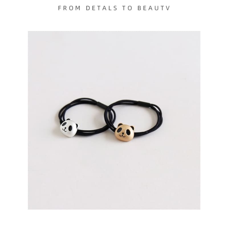 Panda Layered Hair Tie