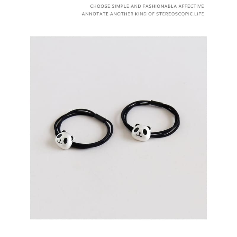 Panda Layered Hair Tie