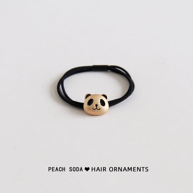 Panda Layered Hair Tie - Gold / One Size