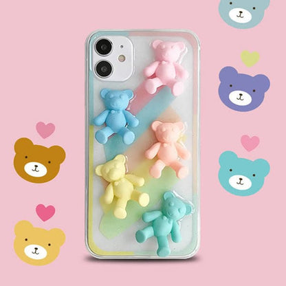 Pastel Bears Phone Case - IPhone Case