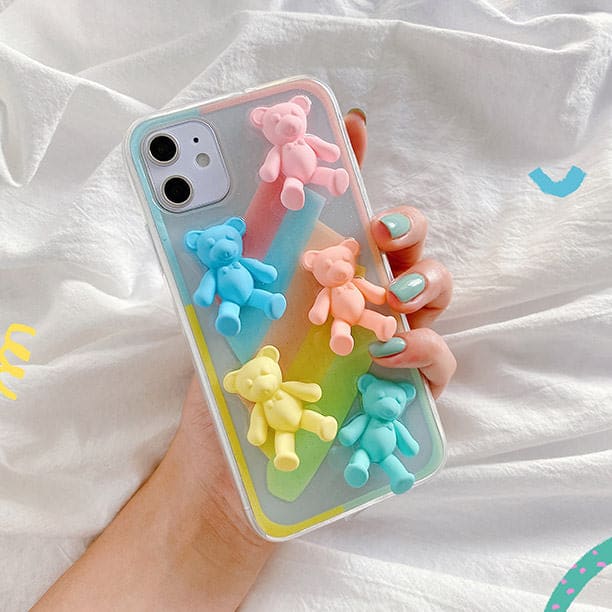 Pastel Bears Phone Case - IPhone Case