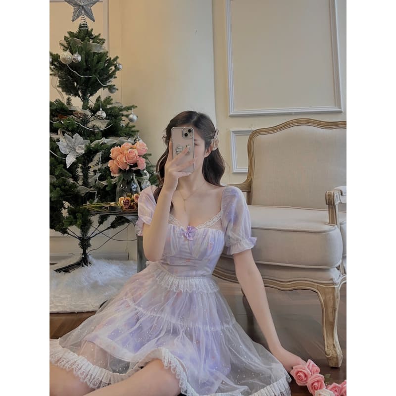 Pastel Bubble Princess Dress SP17454 - Harajuku Kawaii Fashion Anime Clothes Fashion Store - SpreePicky