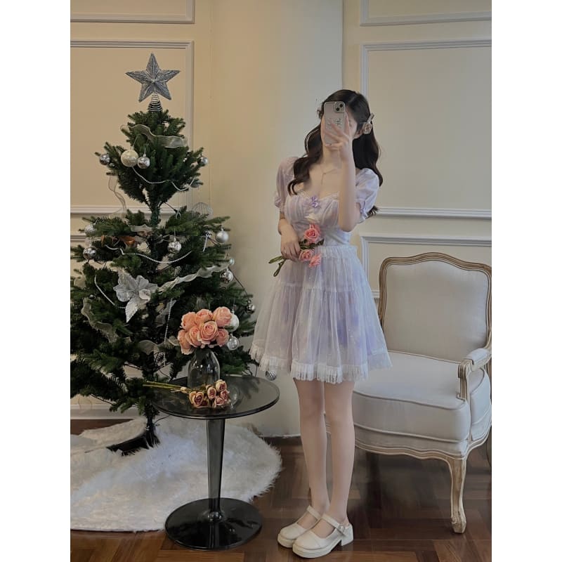 Pastel Bubble Princess Dress SP17454 - Harajuku Kawaii Fashion Anime Clothes Fashion Store - SpreePicky