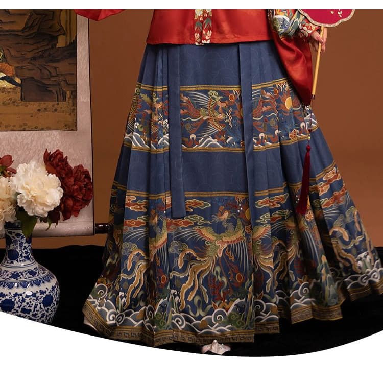 Patterned Hanfu Costume Set