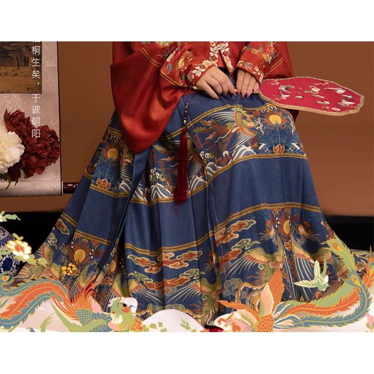 Patterned Hanfu Costume Set