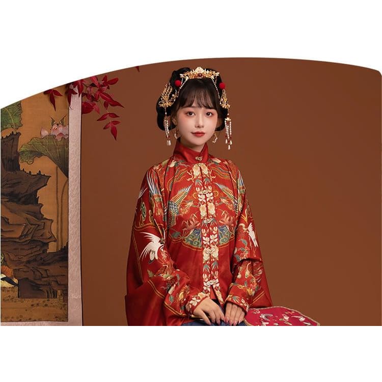 Patterned Hanfu Costume Set