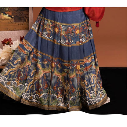 Patterned Hanfu Costume Set