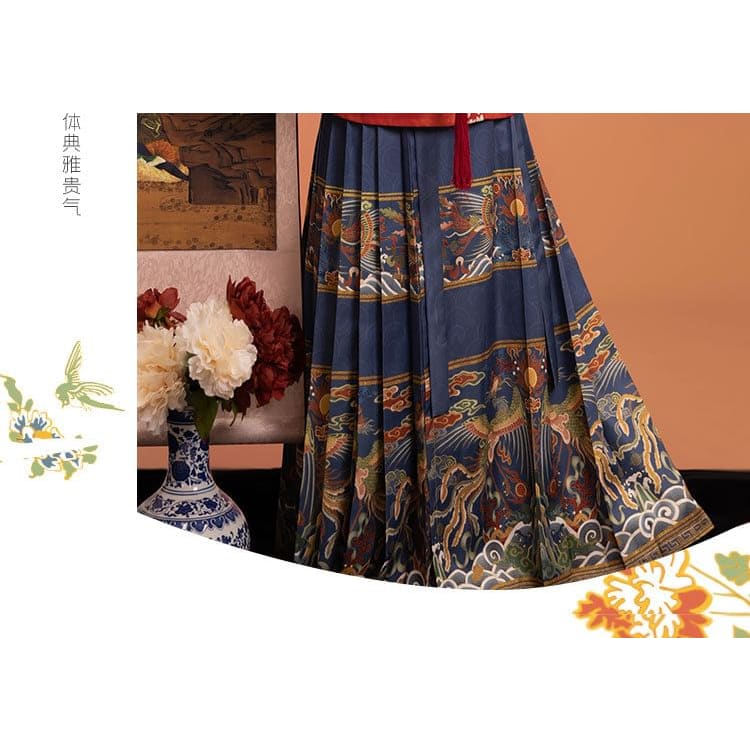 Patterned Hanfu Costume Set