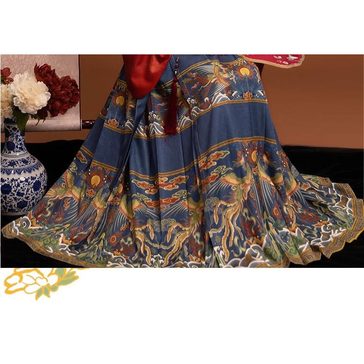 Patterned Hanfu Costume Set