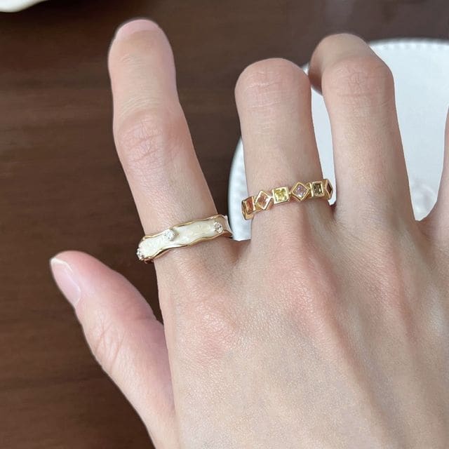 Patterned Open Ring