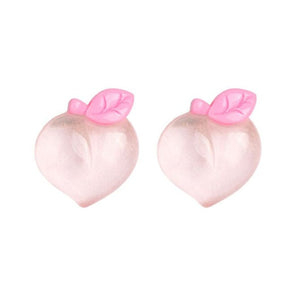Peach Earrings - earrings