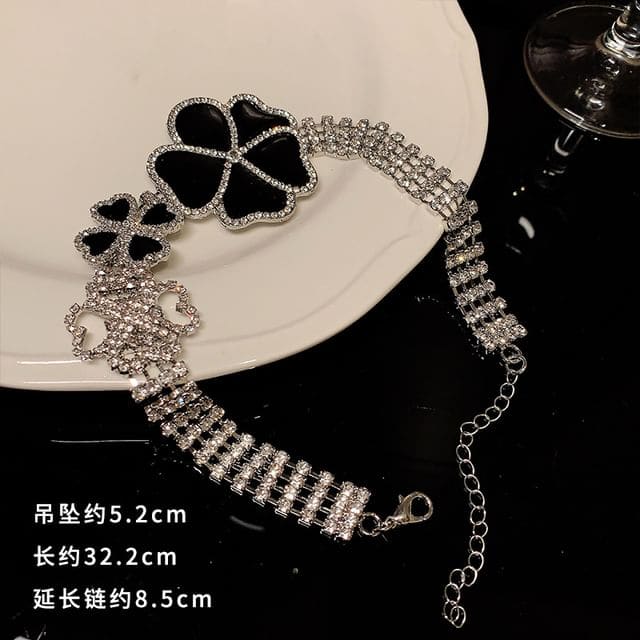 Pendant Alloy Choker (Various Designs) - GD0033 - Silver &