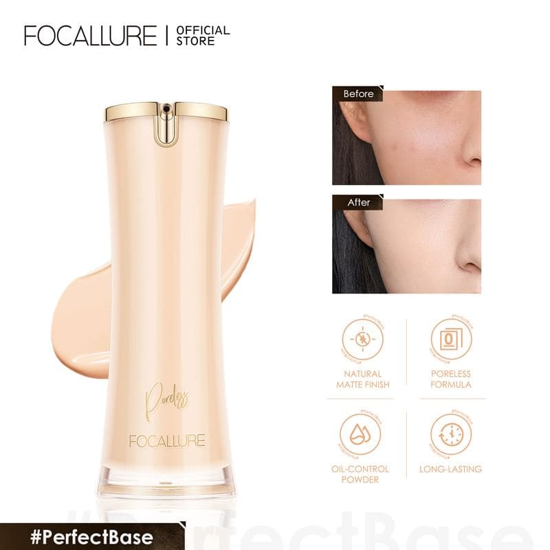 PerfectBase Lasting Poreless Liquid Matte Foundation