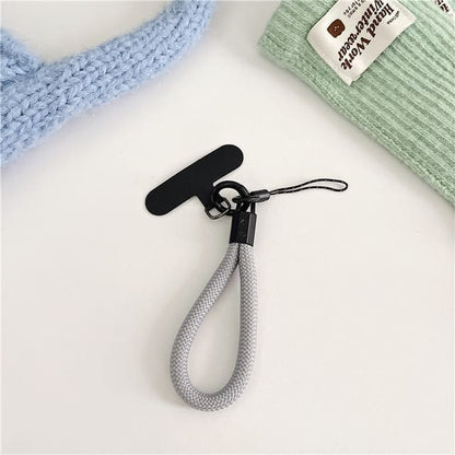 Phone Strap with Lanyard Pad - 08 - With Lanyard Pad - Gray