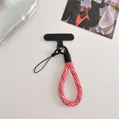 Phone Strap with Lanyard Pad - 12 - With Lanyard Pad - Red