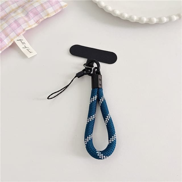 Phone Strap with Lanyard Pad - 28 - With Lanyard Pad - Blue